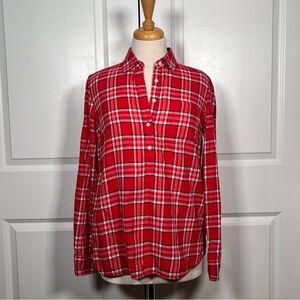 Tommy Hilfiger Plaid Long Sleeve Tunic